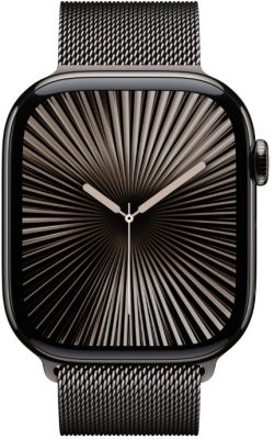 Apple Watch 10, GPS, Cellular, Titanium Case with Milanese Loop, M/L